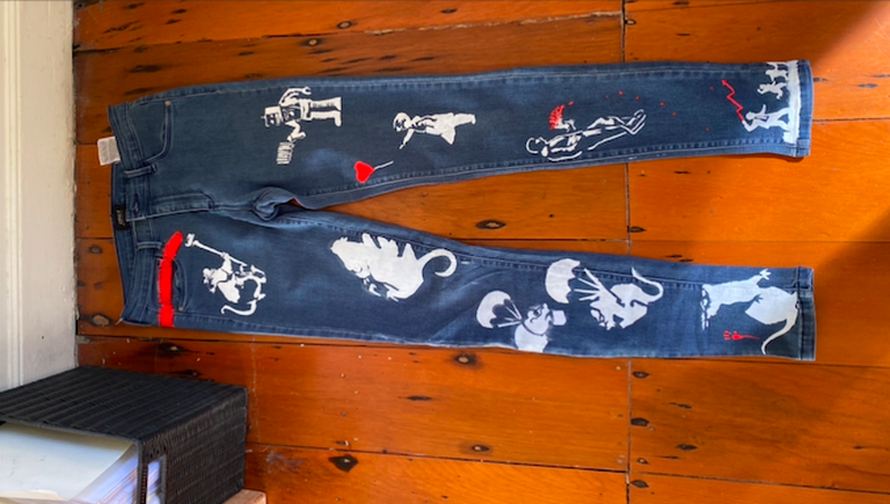 Hand Stencilled 
